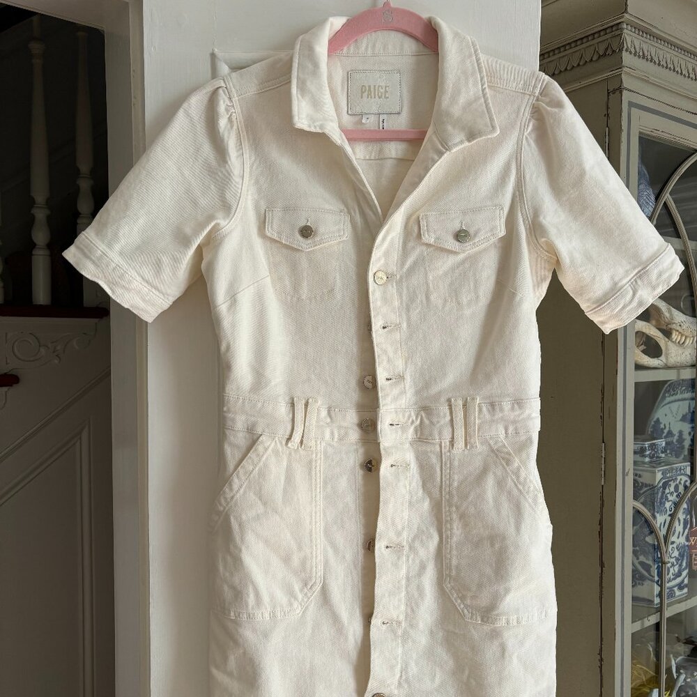 Paige White Denim Dress